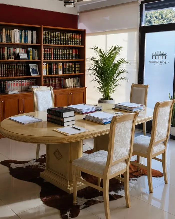 Sala de reuniones del estudio Zupel & Asociados